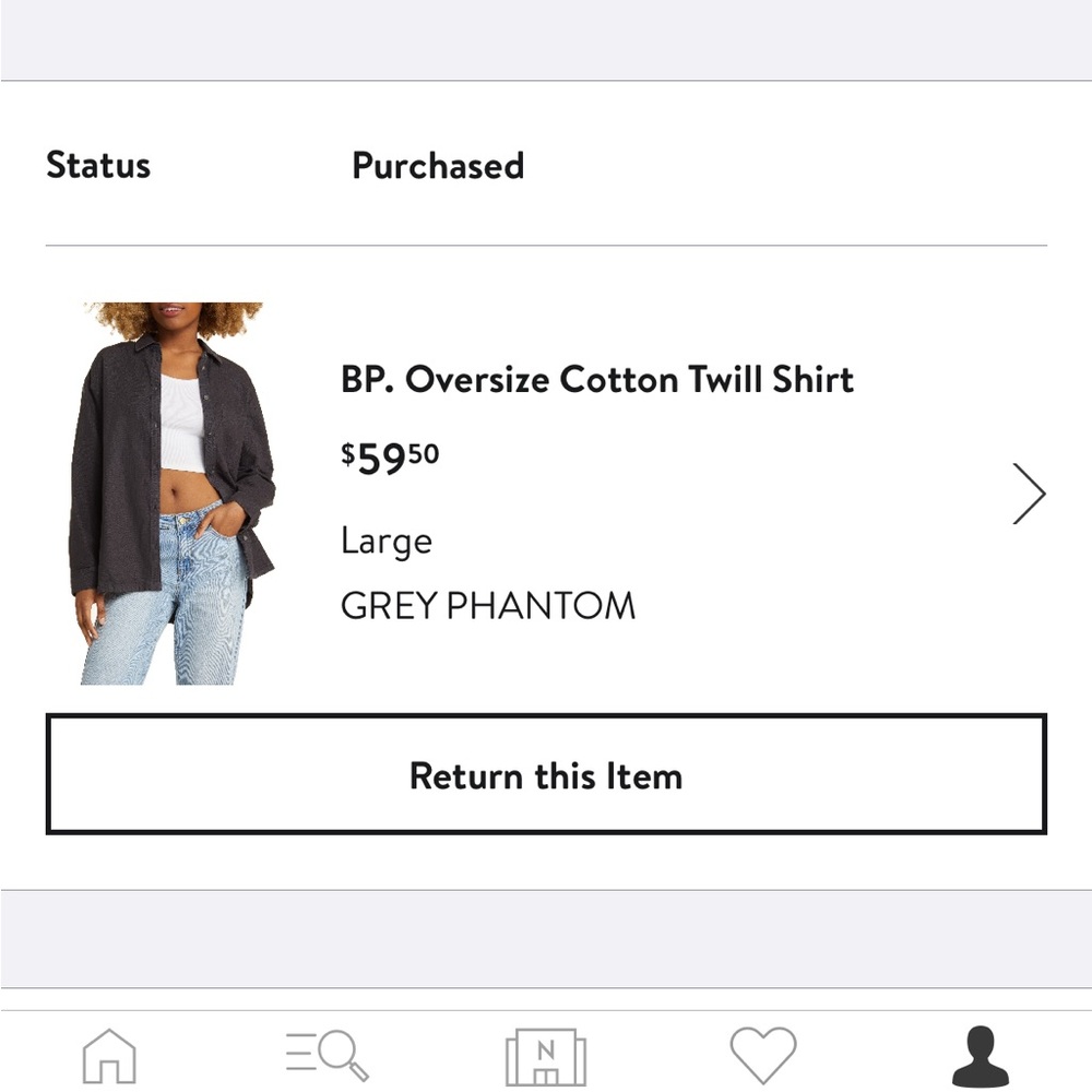 BP. Oversize Cotton Twill Shirt